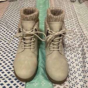 Green Winter Booties
